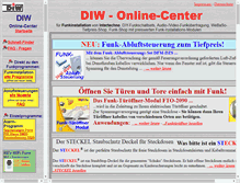 Tablet Screenshot of diw-gmbh.de